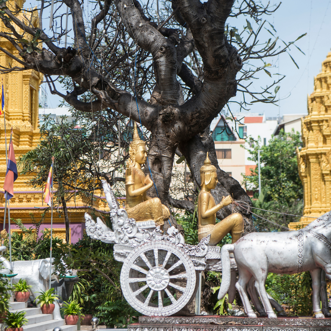 Cycling Adventure on Silk Island & Phnom Penh City Tour